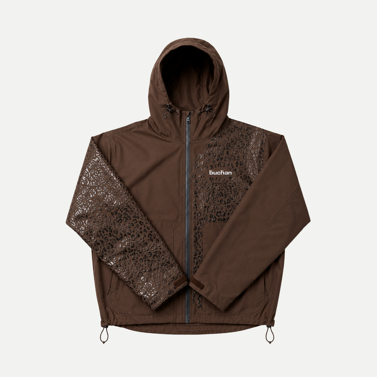 Water Reactive Cheetah Rain Jackets