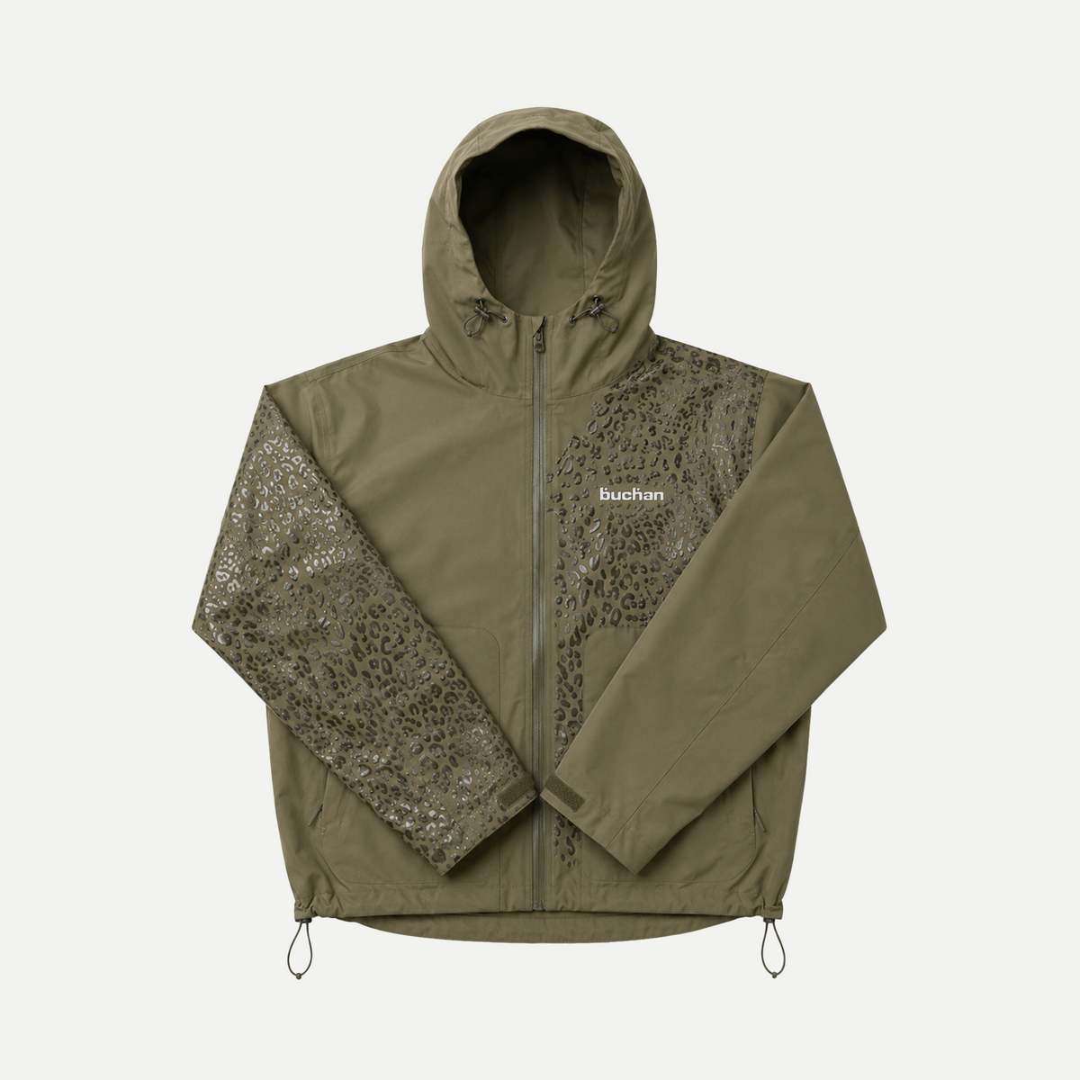Water Reactive Cheetah Rain Jackets